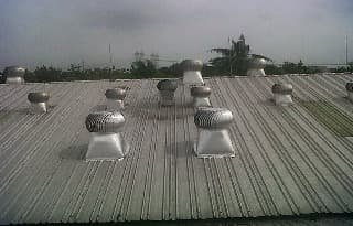 Pemasangan Turboair Turbine Ventilator proyek 62